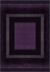 Mila Bordered Purple Washable Rug