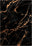 Julia Black Orange Marble Rug