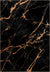 Julia Black Orange Marble Rug
