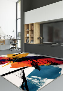 Poppy Colorful Funky Rug