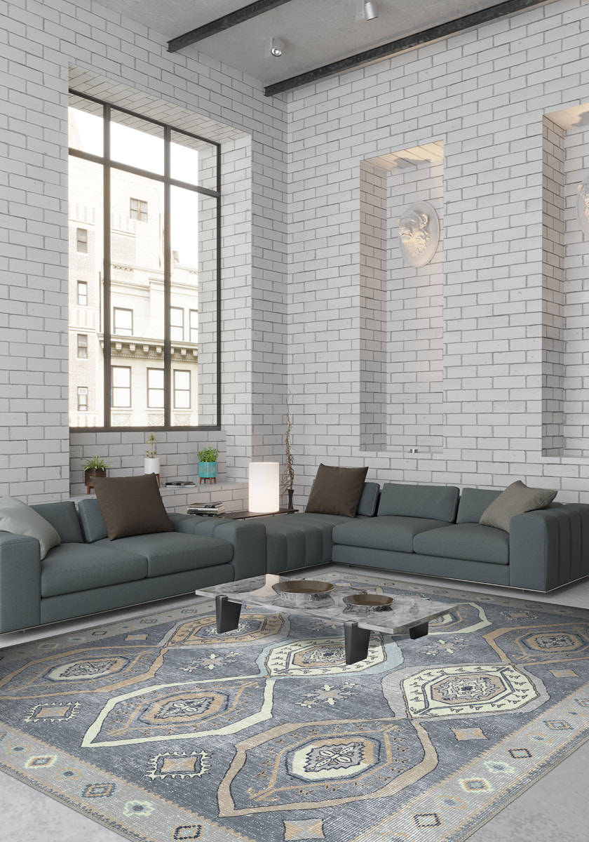 Qashqai Gray Nomadic Rug