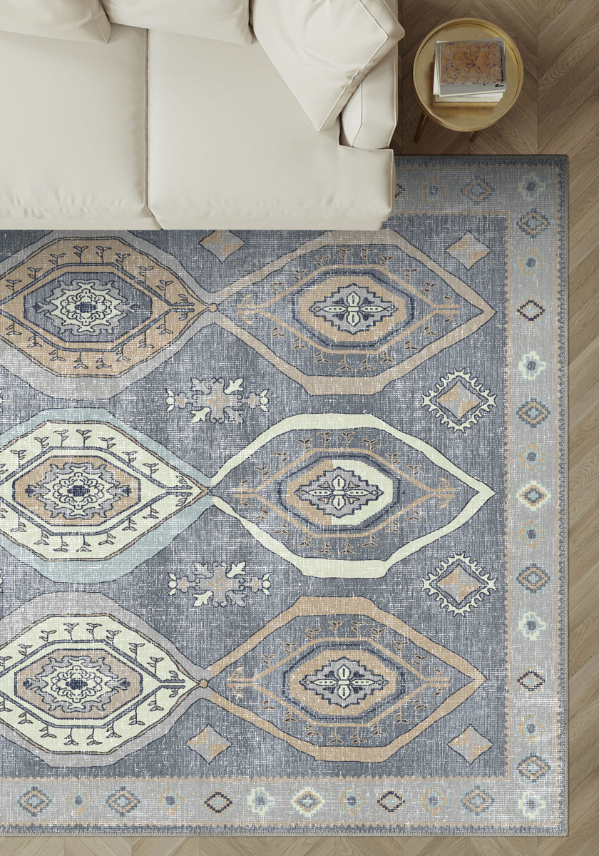 Qashqai Gray Nomadic Rug