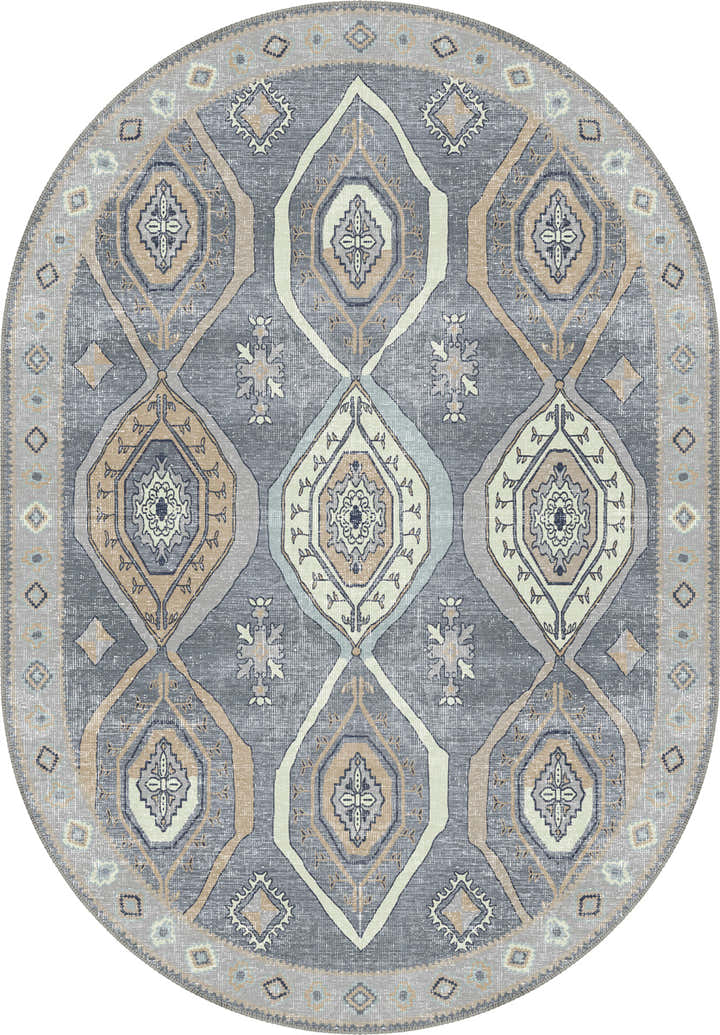 Qashqai Gray Nomadic Rug