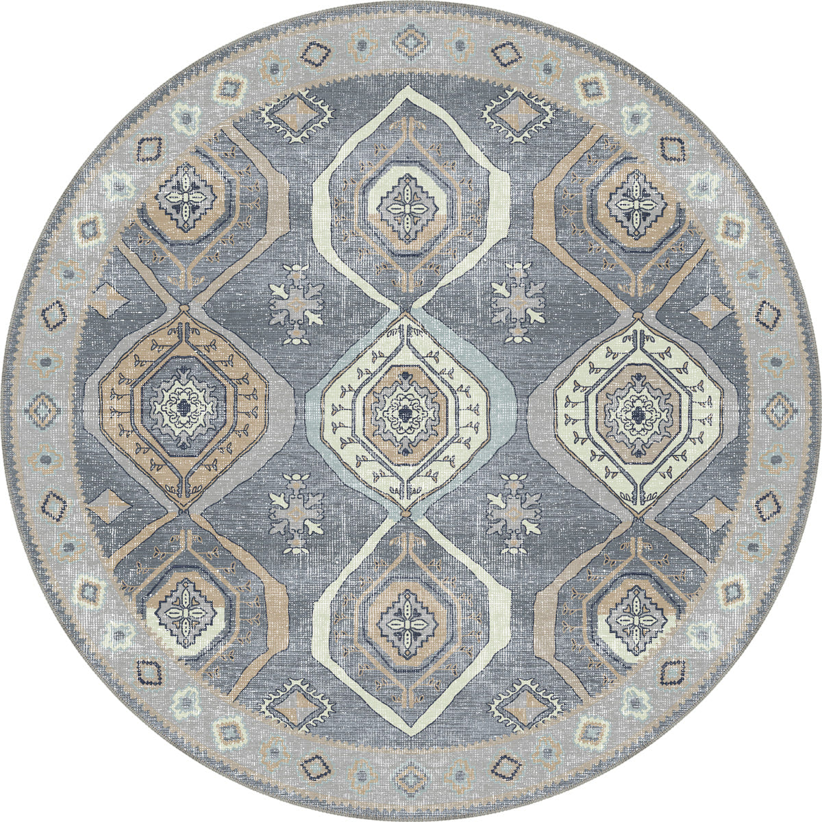 Qashqai Gray Nomadic Rug