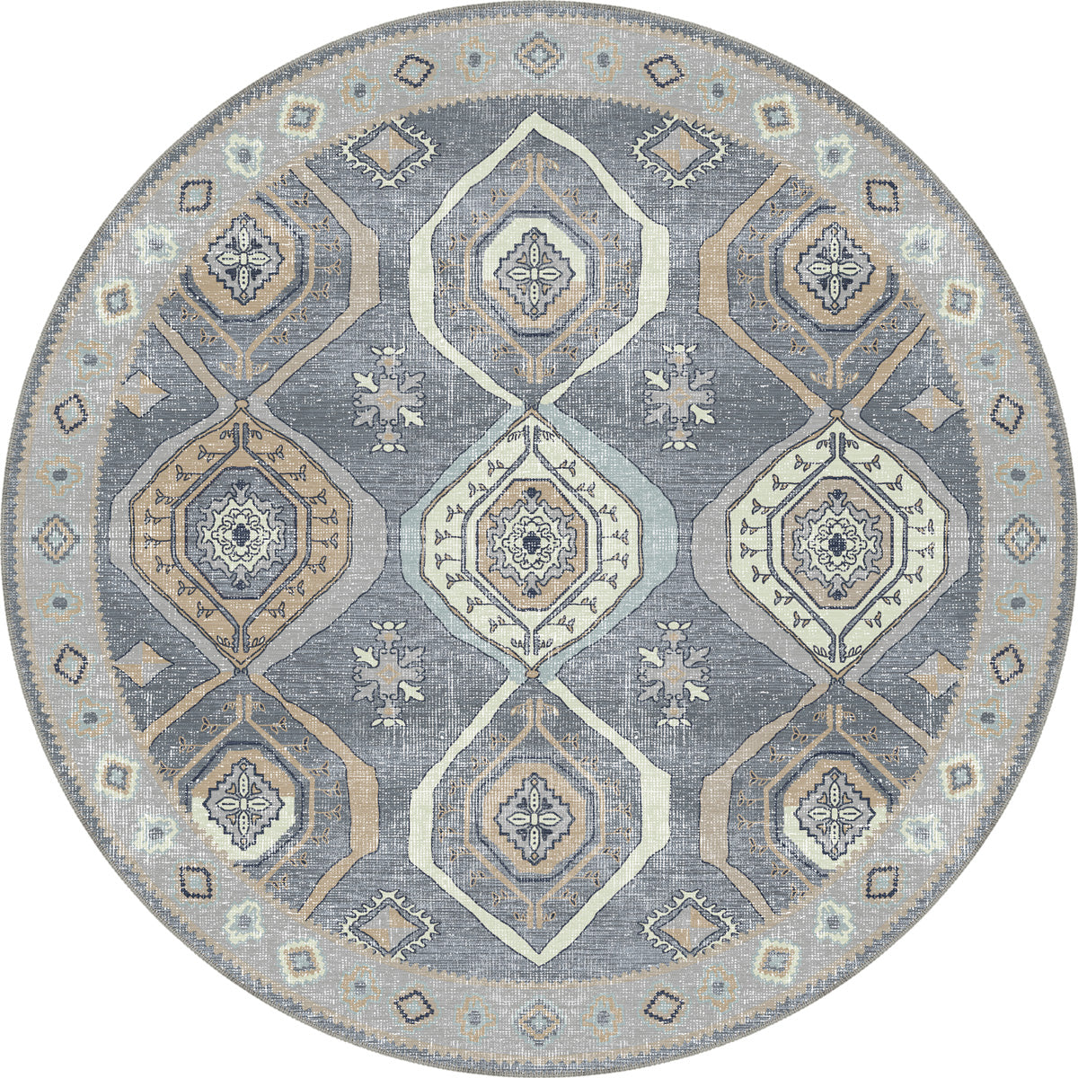 Qashqai Gray Nomadic Rug