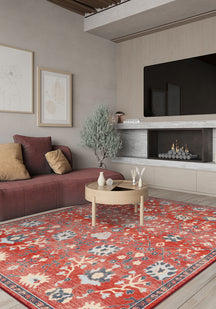 Sereya Coral Oushak Rug