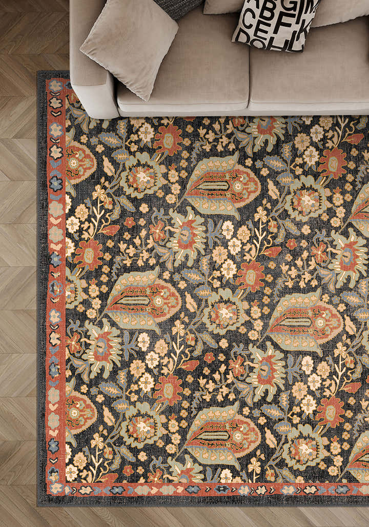 Boteh Folk Art Rug