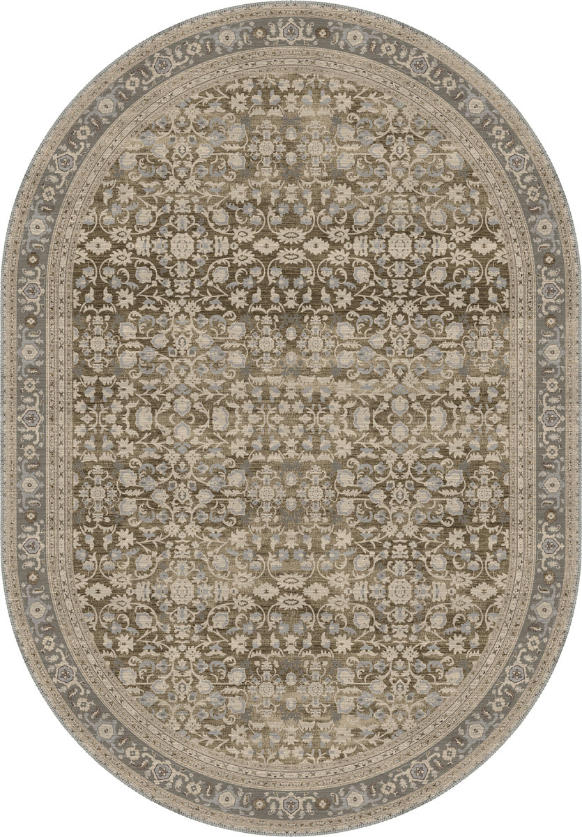 Sara Taupe Farmhouse Rug