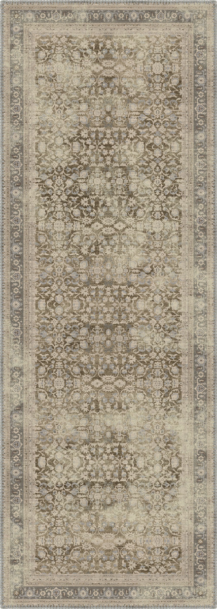 Sara Taupe Farmhouse Rug