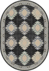 Taos Charcoal Navajo Inspired Rug