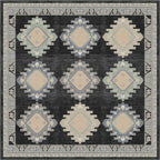 Taos Charcoal Navajo Inspired Rug