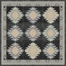 Taos Charcoal Navajo Inspired Rug
