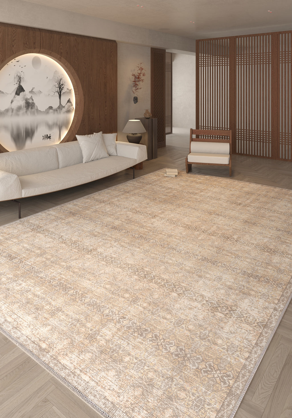 Grandma Washable Traditional Rug