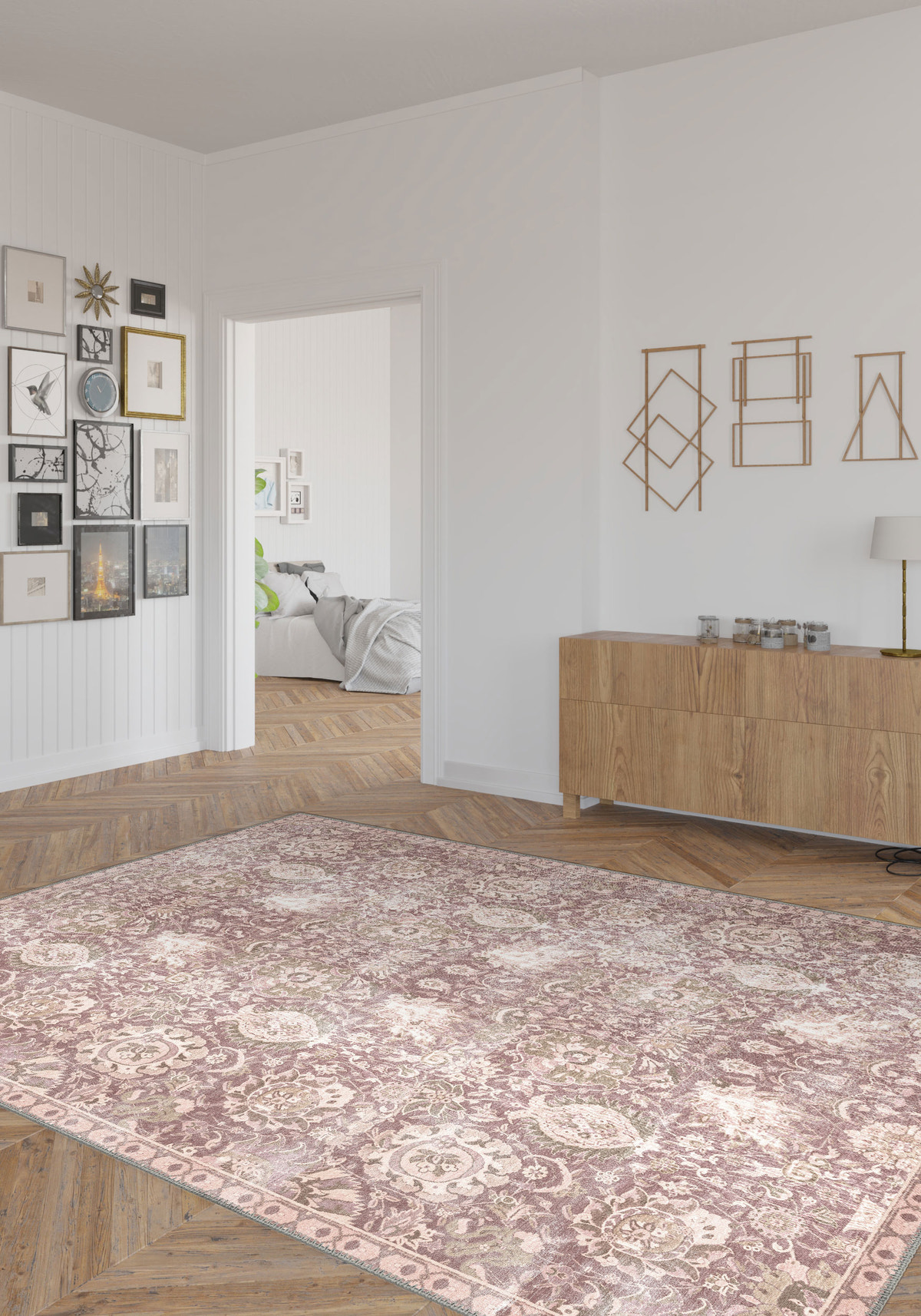 Artemis Pink Oriental Rug