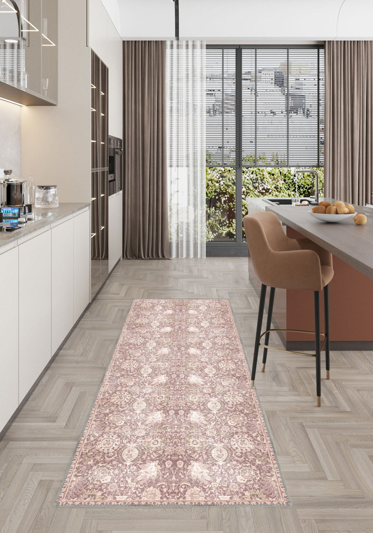 Artemis Pink Oriental Rug