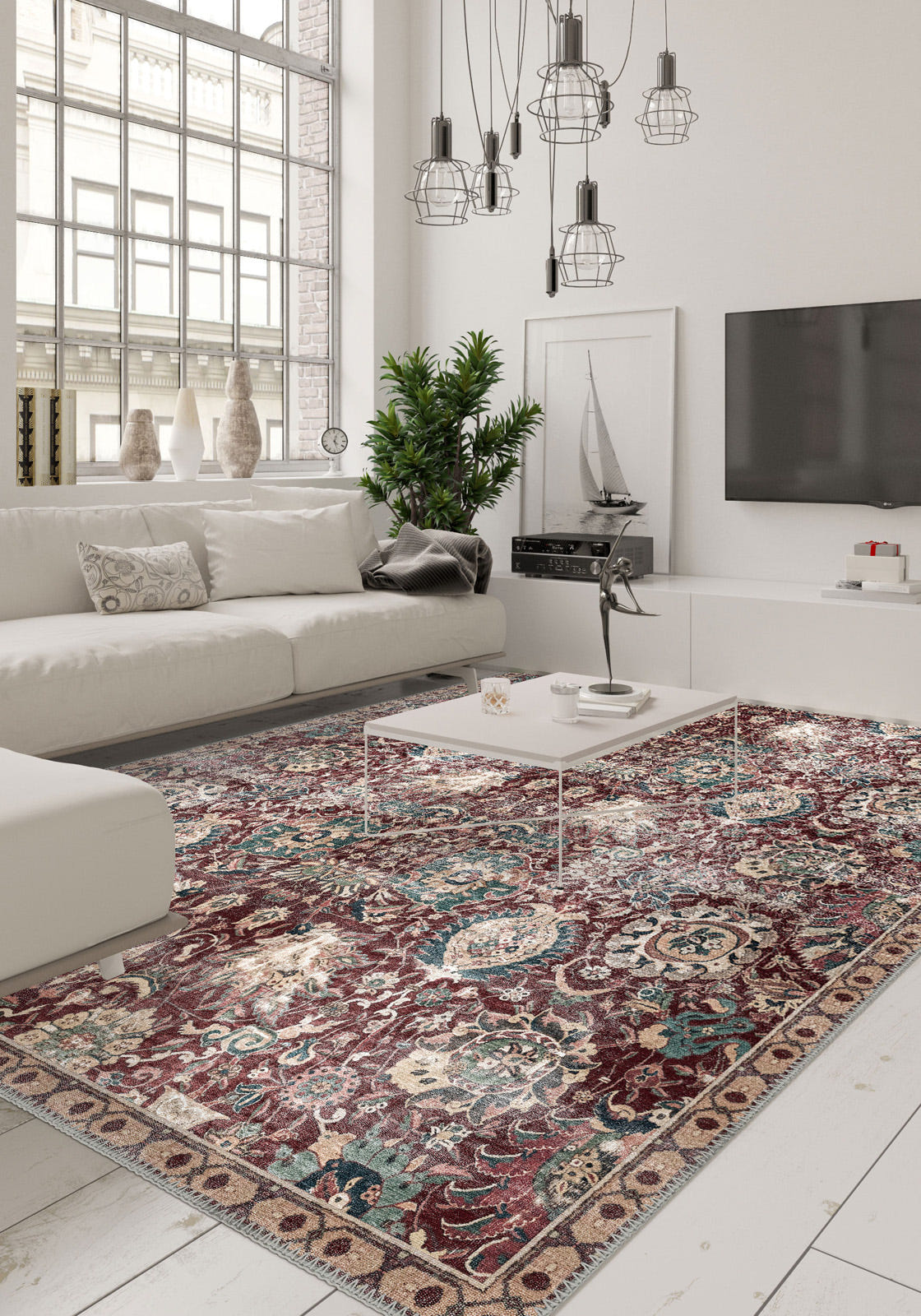 Artemis Burgundy Oriental Rug