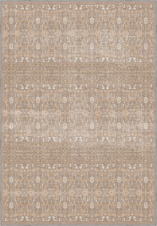 Gaia Washable Beige Rug