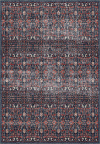 Gaia Washable Navy Rug