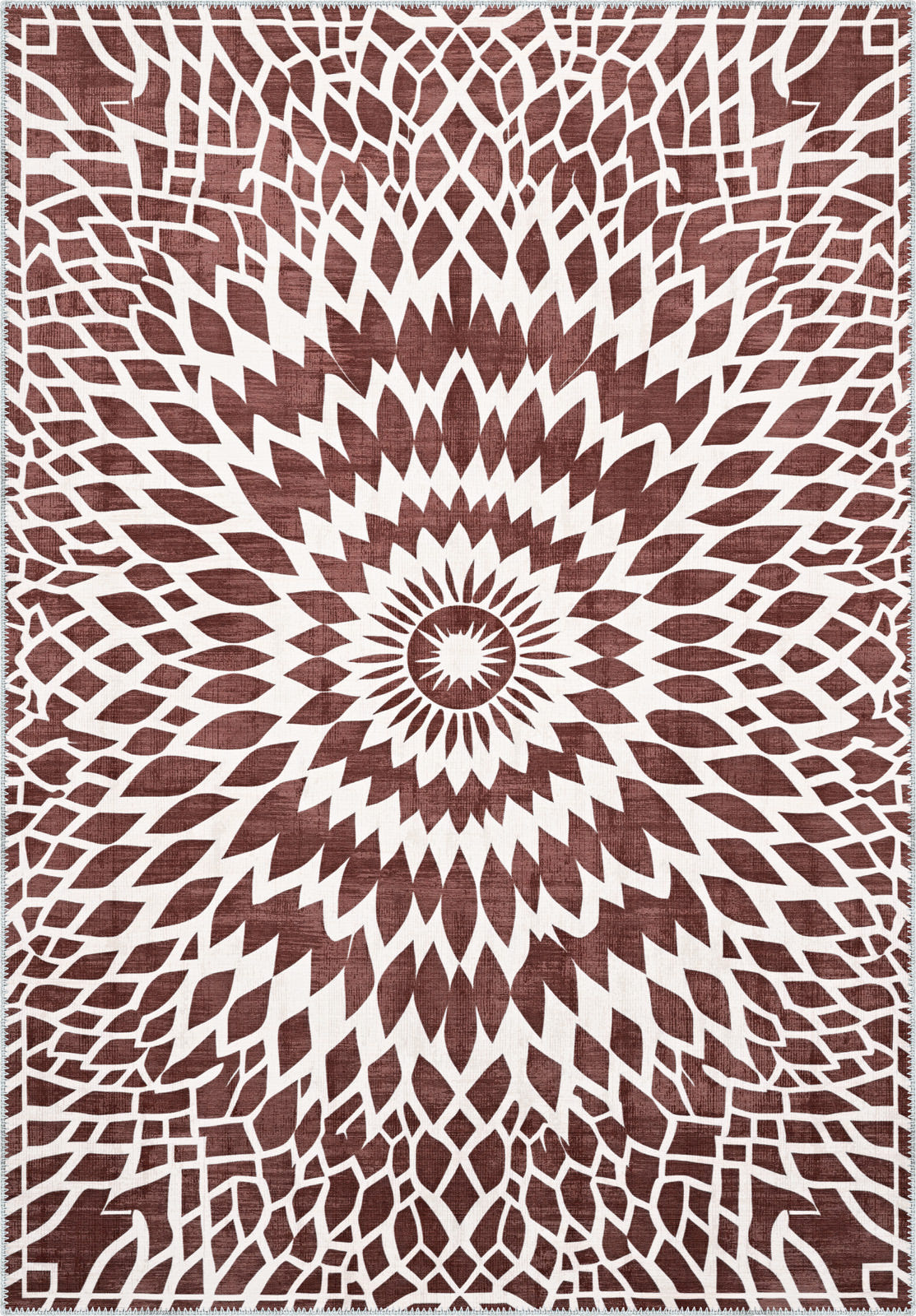 Juno Washable Burgundy Rug