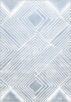 Bram Light Blue Art Deco Rug