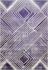 Bram Purple Modern Rug