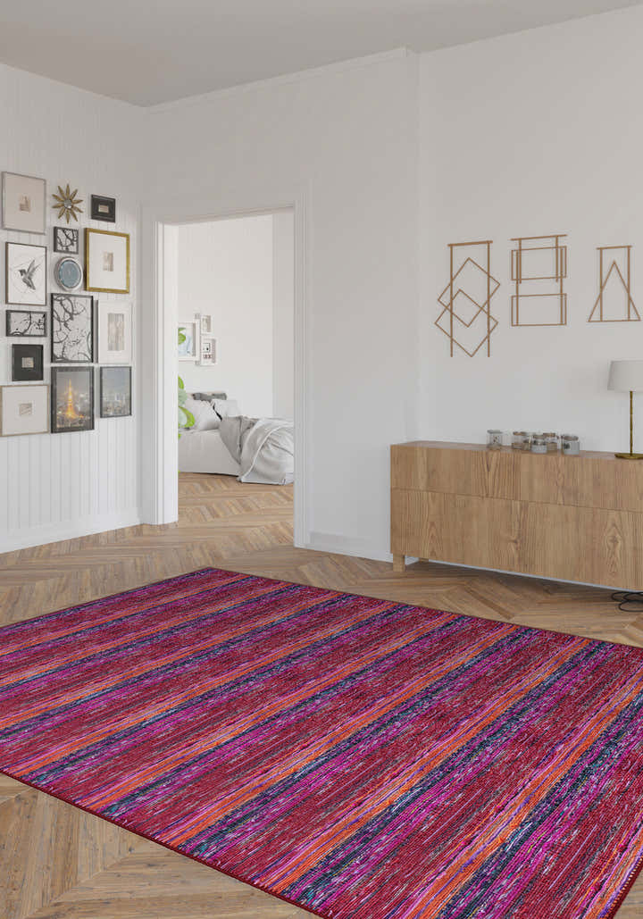 Winter Colourful Vintage Rug