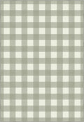 Jove Checkered Sage Green Rug