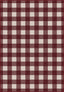 Jove Checkered Red Rug