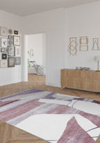 Dax Pink Art Deco Rug