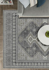 Magnus Medallion Grey Rug