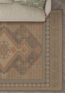 Magnus Brown Medallion Rug