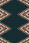 Cadmus Geometric Teal Rug