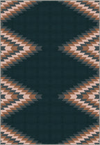 Cadmus Geometric Teal Rug