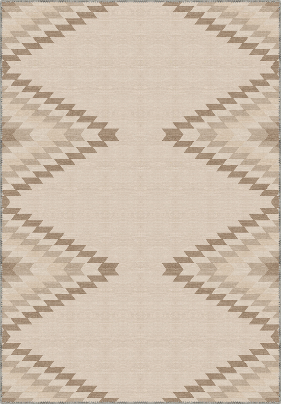 Cadmus Geometric Light Brown Rug