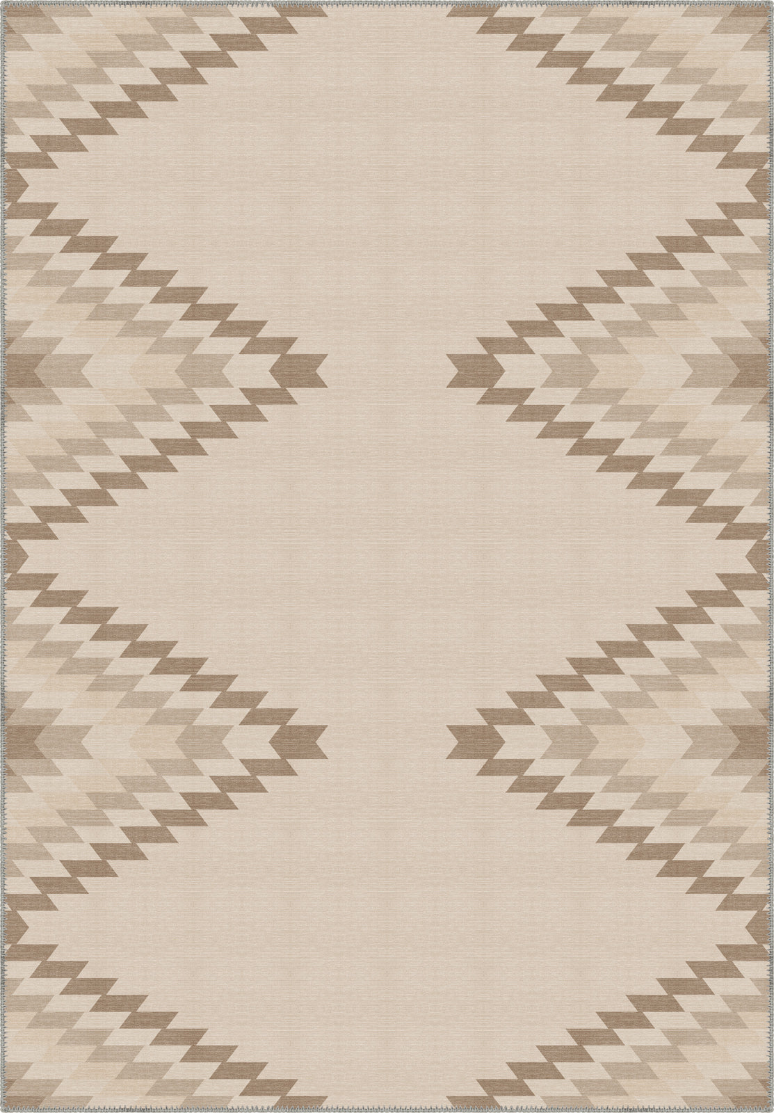 Cadmus Geometric Light Brown Rug