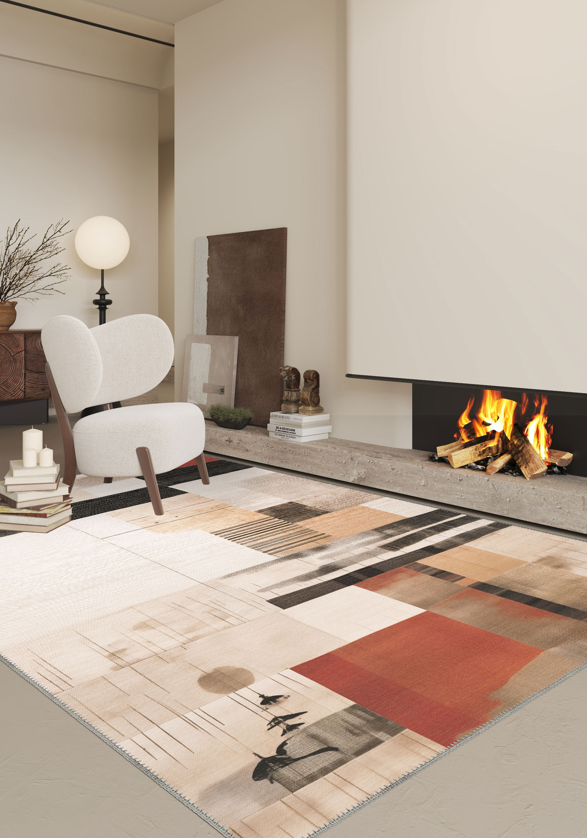 Samantha Modern Geometric Rug