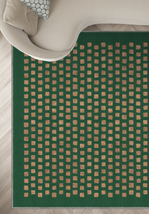 Thalia Geometric Deep Green Rug