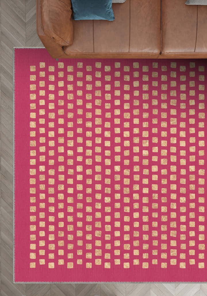 Thalia Modern Pink Rug