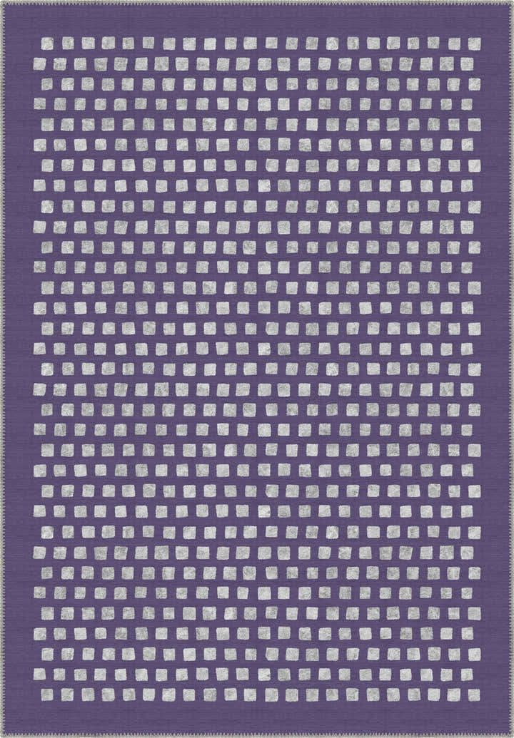 Thalia Geometric Purple Rug