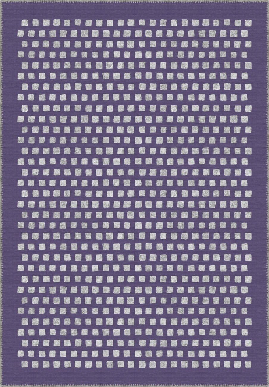 Thalia Geometric Purple Rug