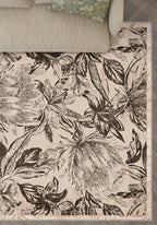 Liora Floral Beige Rug