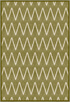 Siena Chevron Green Rug