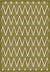 Siena Chevron Green Rug