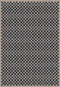 Ophelia Blue Checkered Rug