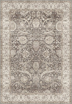 Leonie Washable Brown Vintage Rug