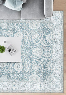 Leonie Blue Vintage Rug