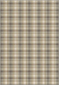 Odette Beige Plaid Rug