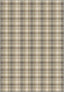 Odette Beige Plaid Rug
