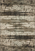 Anna Washable Abstract Green Rug