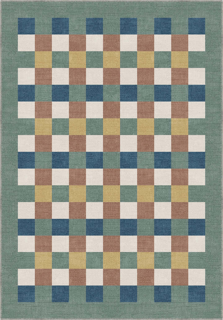 Liam Geometric Washable Rug